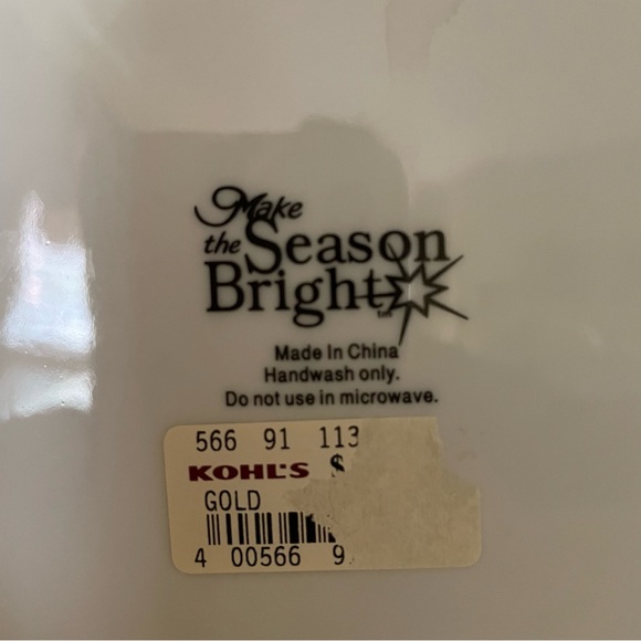 Christmas Holiday Winter Ornament Serving Dessert Candy Dish - Picture 6 of 6